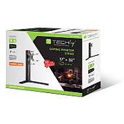 Suport de birou pentru monitor, 13-32 inch, brat reglabil, dubla articulat, Techly, ICA-LCD 517