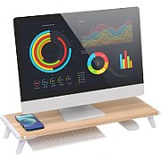 Suport universal si ergonomic pentru monitor, MDF,  Techly, ICA-MS 389