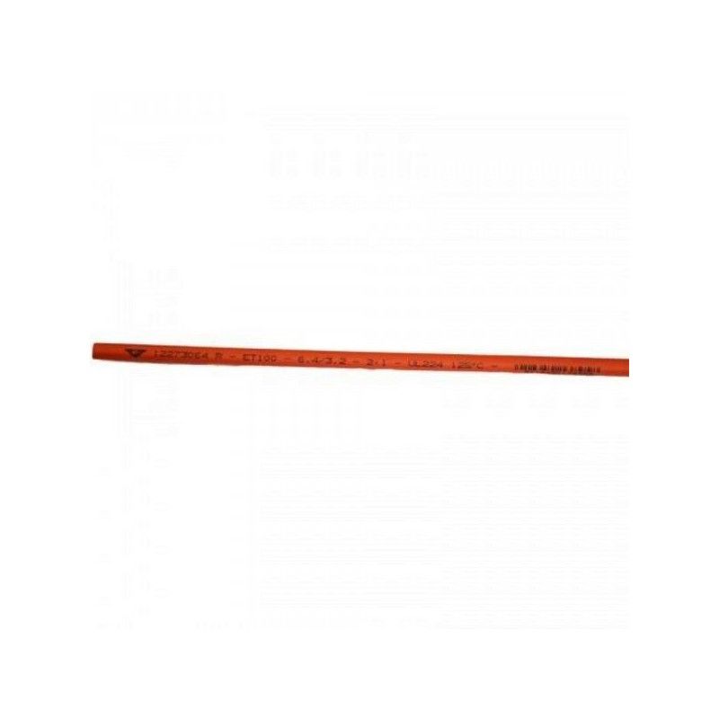 Tub termocontractabil 9,5 / 4,8 mm, ET100 , rosu -ELEMATIC
