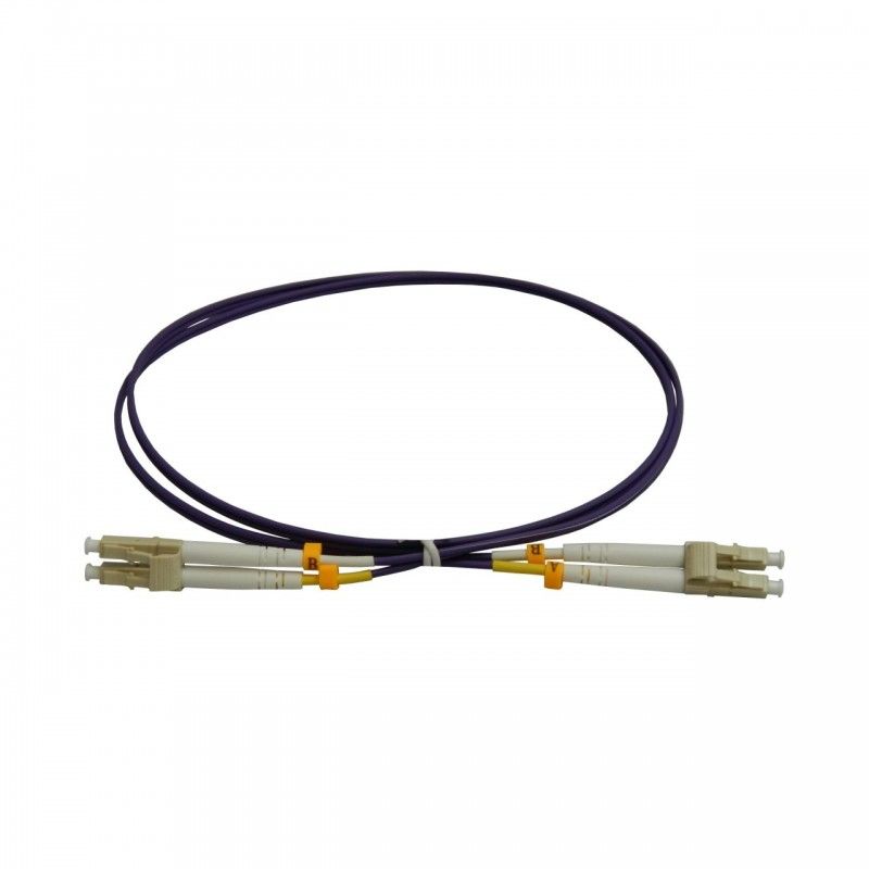 Patchcord FO LC/PC-LC/PC, MM OM4 50/125, manta LSZH 3.0mm, duplex 1m – EMTEX