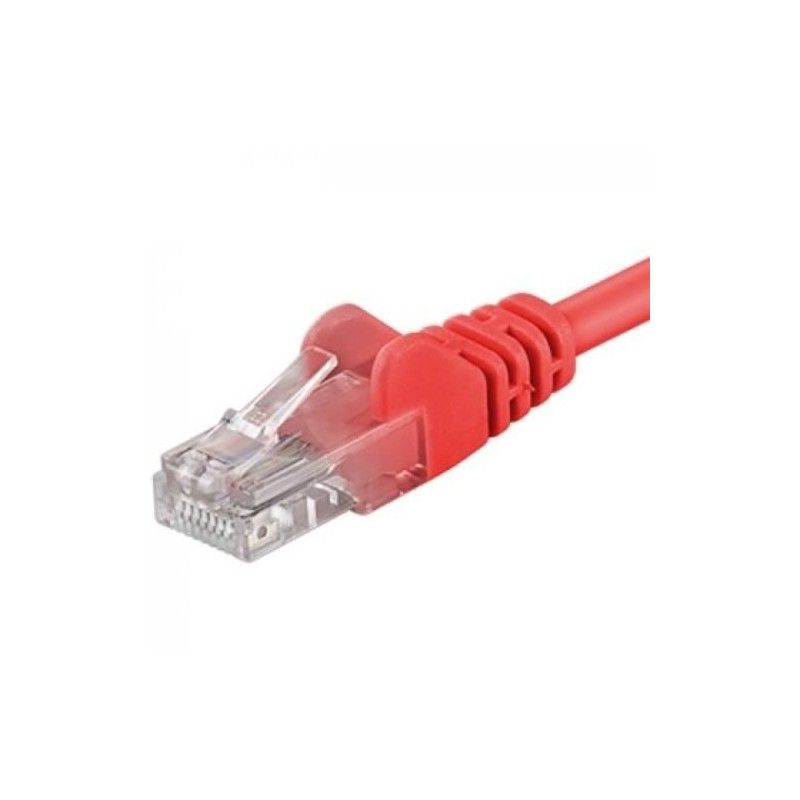 Patchcord UTP RJ45-RJ45 Cat.6, 0.5m, rosu