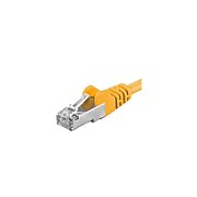 Patchcord SFTP RJ45-RJ45 Cat.6A, 0.25m, galben