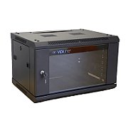 Rack 27U 600x800, montare pe podea, usa din sticla, panouri laterale detasabile si securizate, dezasamblat, culoare negru RAL 9004, DATEUP