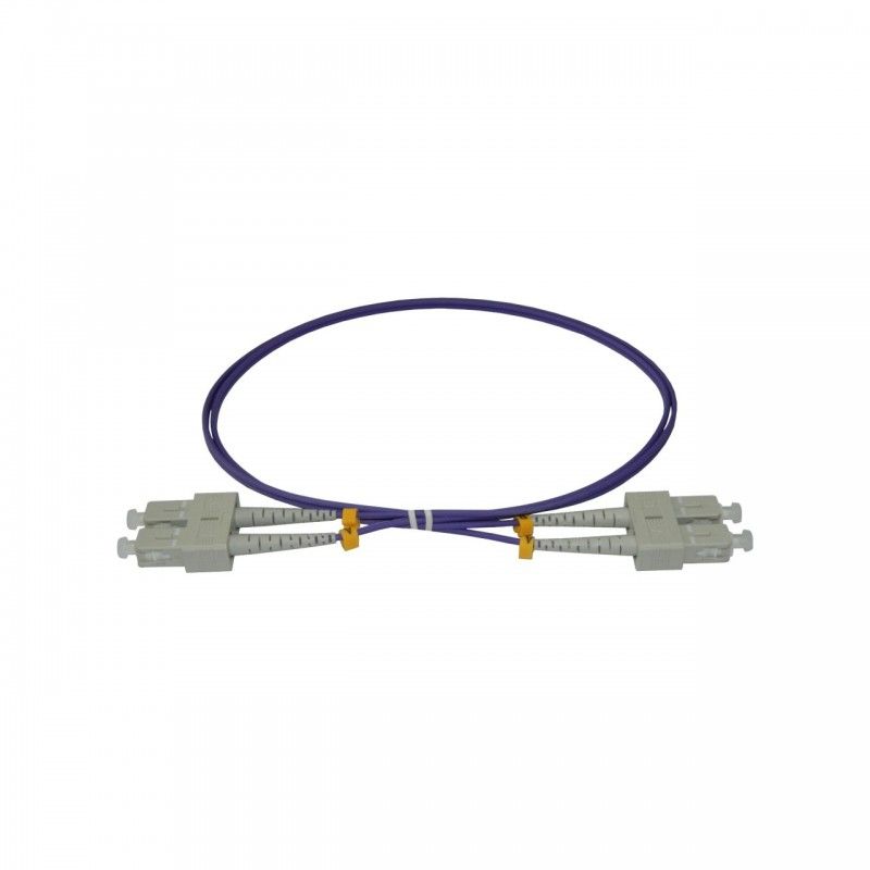 Patchcord FO SC/PC-SC/PC, MM OM4 50/125, manta LSZH 3.0mm, duplex 10m - Emtex