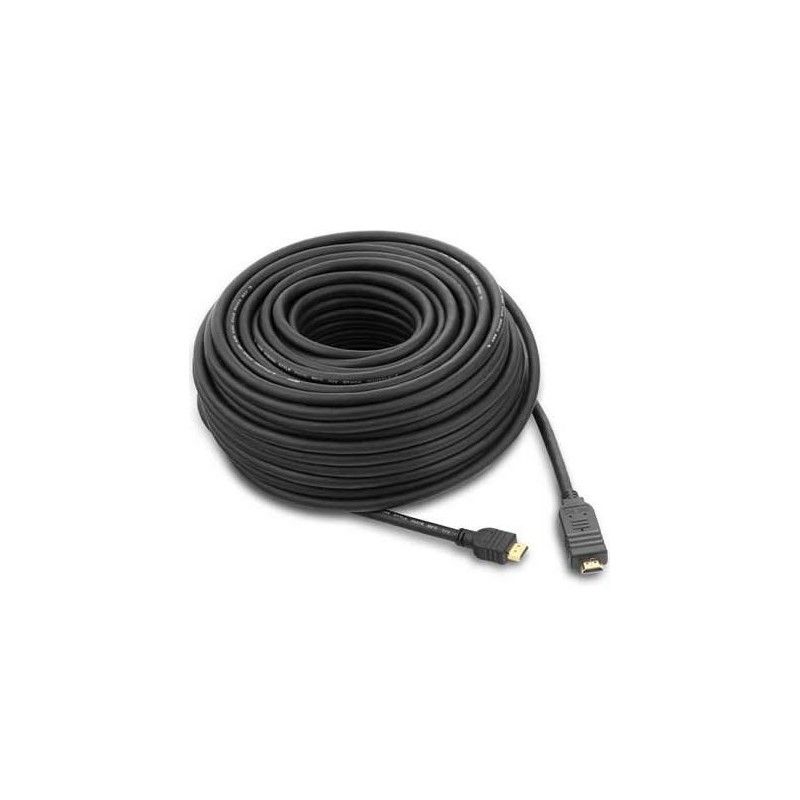 Cablu HDMI-HDMI V1.4 Ethernet, cu amplificator, tripluecranat, aurit, 30m, PremiumCord