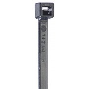 Brida plastic 3,5 x 140 black rezistenta UV (100buc) - ELEMATIC