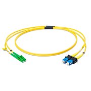 Patchcord FO SC/PC-LC/APC, SM OS2 9/125, manta LSZH 3.0mm, duplex 5m - Emtex