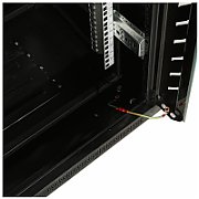 Rack 19'' 42U 800x1000, de podea, usa fata si spate perforate, panouri laterale detasabile si securizate, dezasamblat, capacitate 1000kg, negru RAL 9004, DATEUP