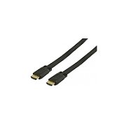 Cablu HDMI plat, 4K, V1.4, conectori auriti, 1m, PremiumCord