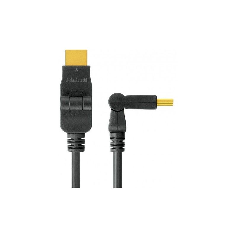 Cablu HDMI, conectori auriti ajustabili 180 grade, 4K@30Hz, V1.4, 3m, PremiumCord