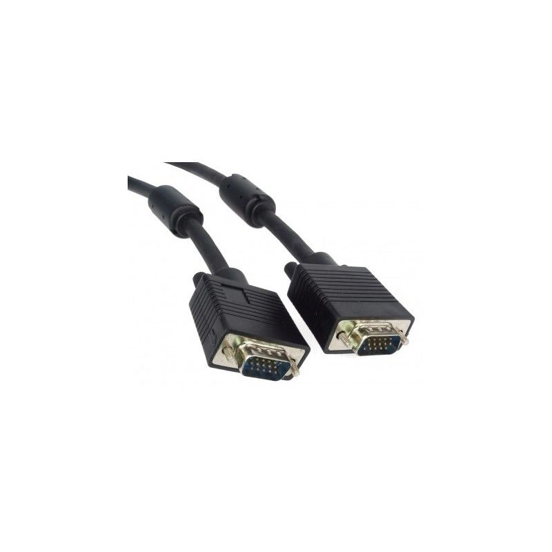 Cablu VGA, cu ferite, tata - tata, dubluecranat, 3m, PremiumCord