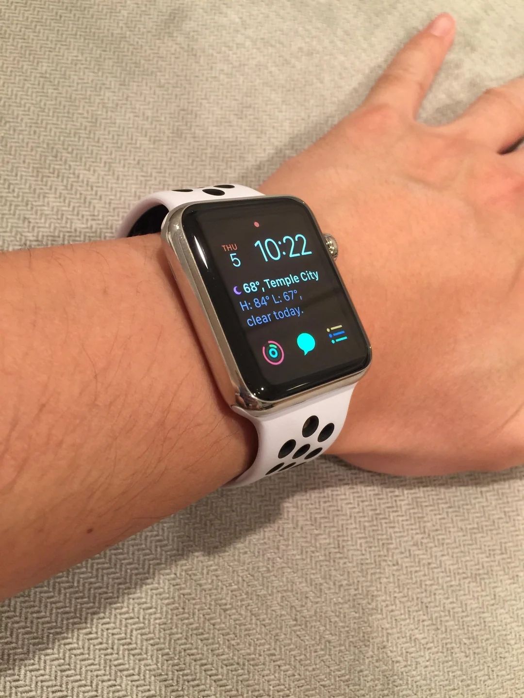 Sport Band for Apple Watch 40mm Pure Platinum