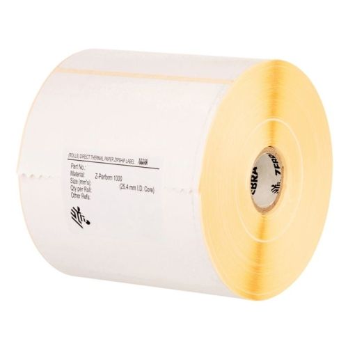 LABEL, PAPER, 102X51MM THERMAL TRANSFER, Z-SELECT 2000T , COATED, PERMANENT ADHESIVE, 76MM CORE, RFID, 508/ROLL, 2/BOX