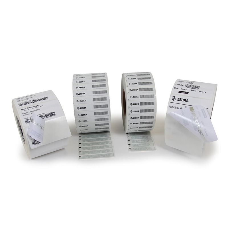 LABEL, PAPER, 102X152MM DIRECT THERMAL, Z-SELECT 2000D , COATED, PERMANENT ADHESIVE, 19MM CORE, BLACK SENSING MARK, RFID, 77/ROLL, 12/