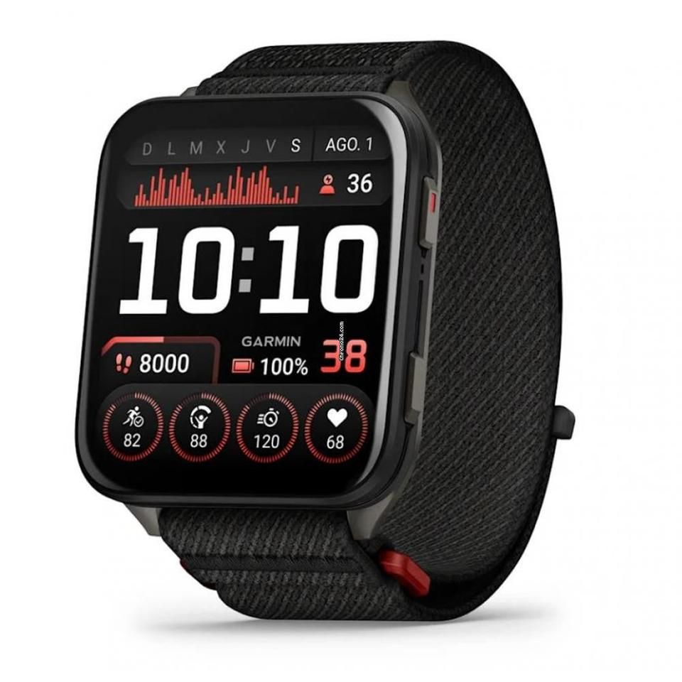 Garmin Venu X1 5.08 cm (2 ) AMOLED Digital 448 x 486 pixels Touchscreen Black Wi-Fi GPS (satellite)