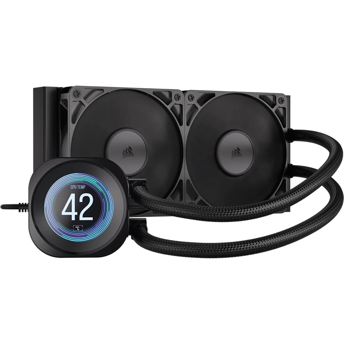 NAUTILUS 240 RS LCD, AIO 240mm, 2.1  IPS, PWM Zero RPM, Intel/ AMD, Negru
