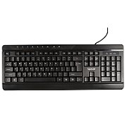 KIT wired  SPACER, tastatura cu fir  multimedia 104 taste (+ 9 taste multimedia) + mouse max.1600dpi, 4 butoane, rotita scroll, black  SPOK-WD-02  (timbru verde 0.8 lei)