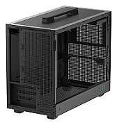 CARCASA gaming  CH160 PLUS , mini tower, mini-ITX, fara sursa, sticla securizata, suporta 4xfan, negru, 4 sloturi expansiune, USB-C x 1, USB 3.0 x 2, audio+mic,  R-CH160-BKNGM0-G  (timbru verde 0.32lei)