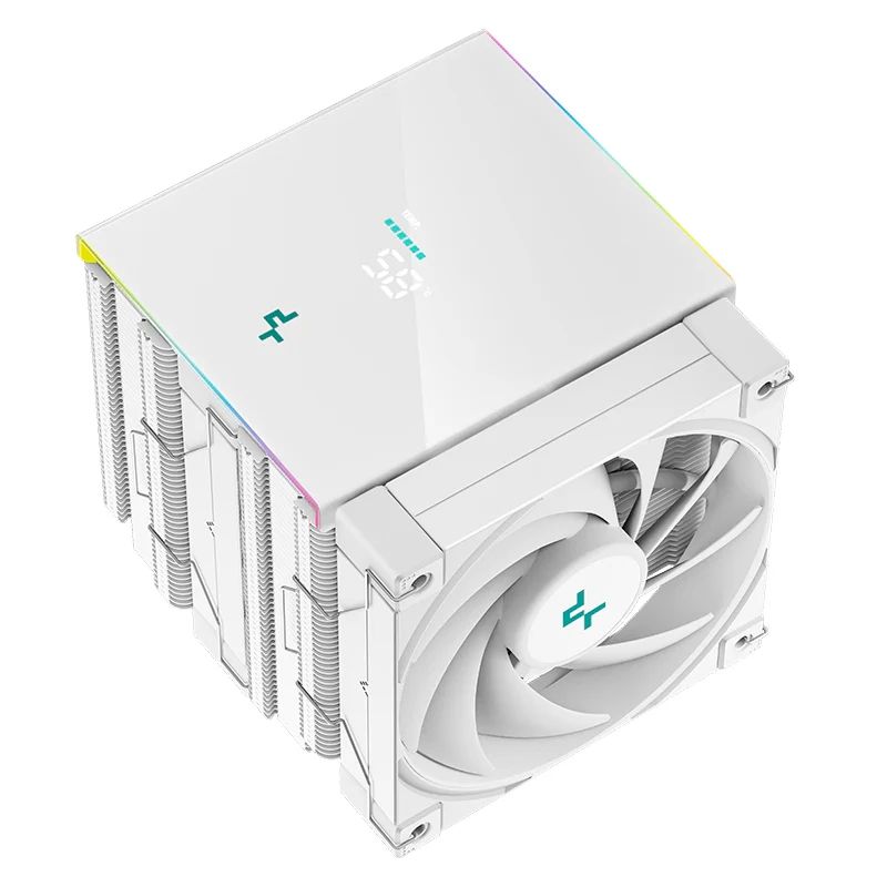 COOLER DeepCool  AK620 DIGITAL SE WH , combatibil skt. Intel si AMD, racire cu aer, ventilator 120mm, 500 - 1850 rpm, 6x6 mm heatpipes, inaltime 157mm, alb  R-AK620-WHADMN-GJD   (timbru verde 0.8 lei)