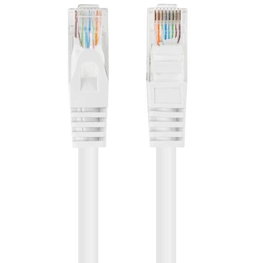 LANBERG Patchcord Cat.6 UTP 0.25m white 10-pack