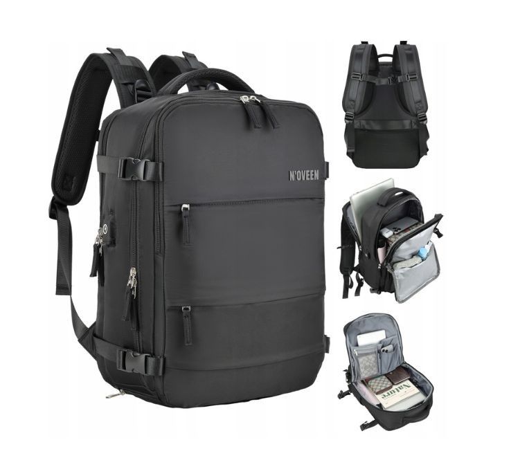 Plecak Podróżny Kabinowy NOVEEN CTB400 Black 40x20x25
