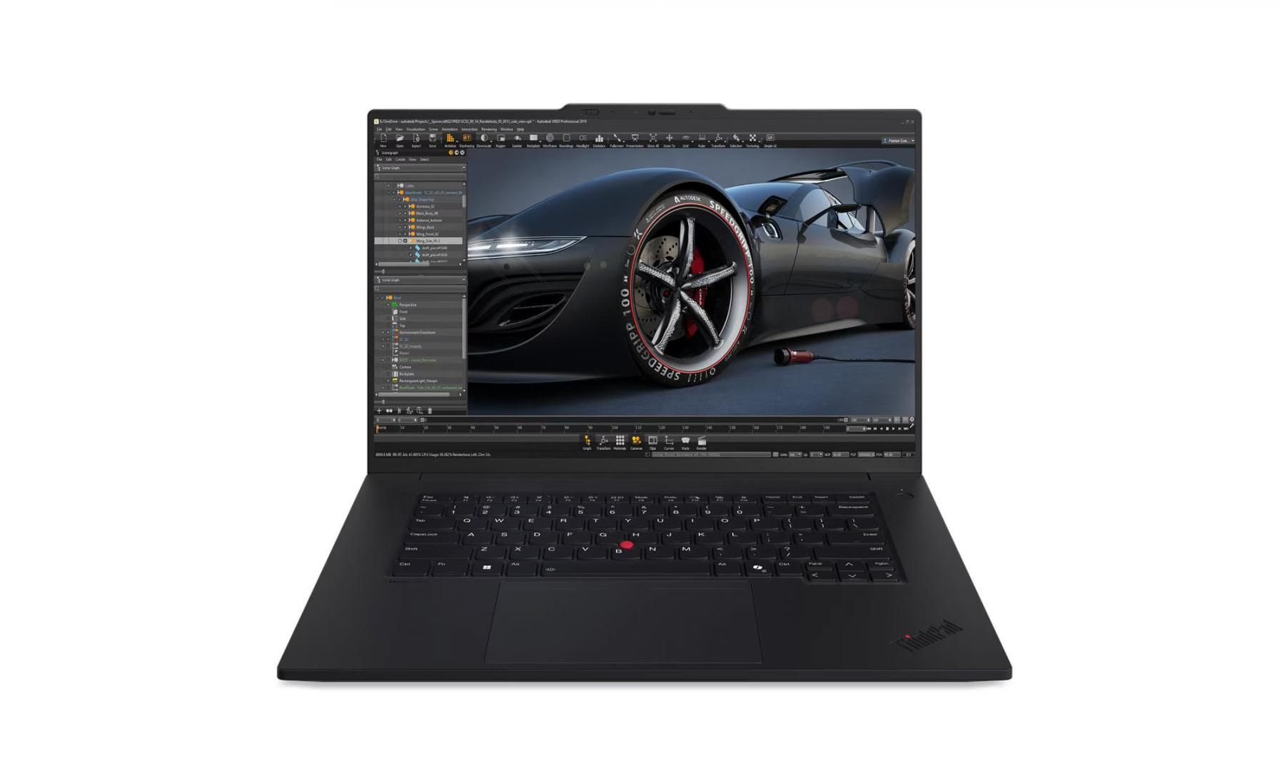 Laptop Lenovo ThinkPad P1 Gen 7 21KV001YRI, 16 inch 2560 x 1600, Intel Core Ultra 7 165H (16 C / 22 T, 1.4 GHz - 5 GHz, 24 MB cache, 55 W), 32 GB LPDDR5X, 1 TB SSD, Nvidia RTX 3000 Ada, Windows 11 Pro, Tastatura English (EU), Black