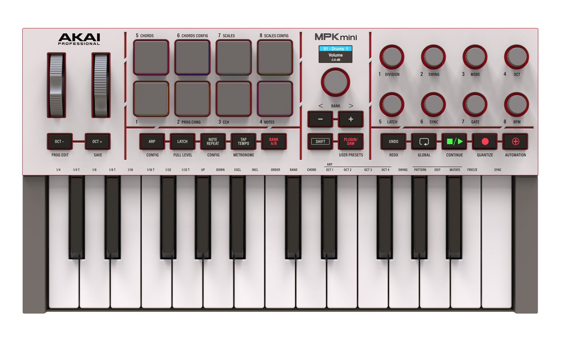 AKAI MPK Mini MK4 - MIDI controller / control keypad  black