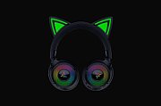 Casti wireless Razer Kraken Kitty V3 Pro, THX Spatial Audio, iluminare RGB, frecventa raspuns 20 Hz - 28 kHz,  microfon detasabil unidirectional, negru