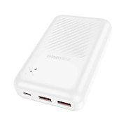 POWER BANK Borofone  BJ30A , 20000mAh, 22.5W, 2 x USB 1 x USB Type-C, total 5V/2A, alb  6941991118296  (timbru verde 0.98 lei)