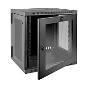 SmartRack 12U Rack Mic de Perete cu Adâncimea UPS, Fereastră Clară din Acril, Spate cu Hinge