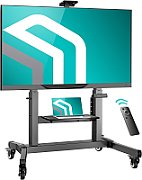 ONKRON Stojak Mobilny Motoryzowany do TV lub Paneli Interaktywnych 50 -100   max 130 kg  czarny TS1991E
