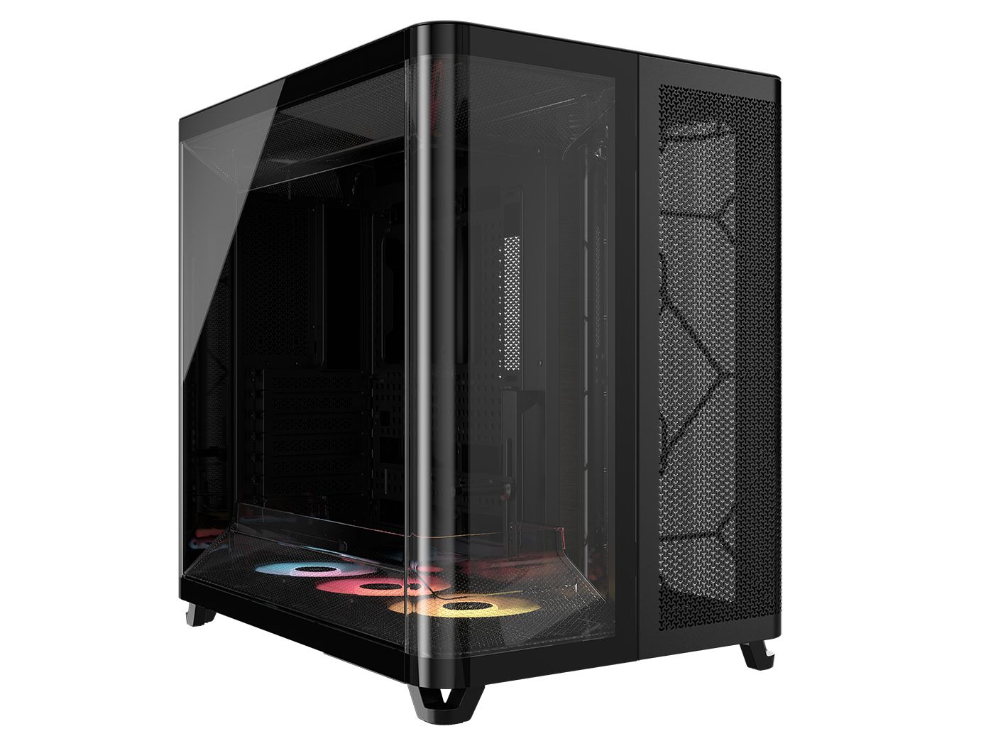 AIR 5400 RS-R ARGB, Triple Chamber, Panoramic Glass, Mid-Tower, Negru