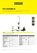 Kärcher FCV 2 Natural N Battery Dry&wet Bagless 160 W White