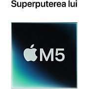 Laptop Apple MacBook Pro 14 Liquid Retina XDR, 14.2 inch 3024 x 1964, Apple M5 10-core (10 C, N/A - N/A, N/A cache, N/A), 24 GB LPDDR5, 1 TB SSD, Apple 10-core integrat, Mac OS, Tastatura International, Argintiu
