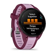 Garmin Forerunner 165 Music 3.05 cm (1.2 ) AMOLED 43 mm Digital 390 x 390 pixels Touchscreen Purple GPS (satellite)