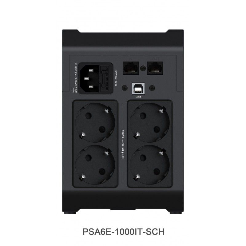 Vertiv PowerUPS 200 Essential, 1000VA/525W, 230V, Line Interactive, 4 Schuko