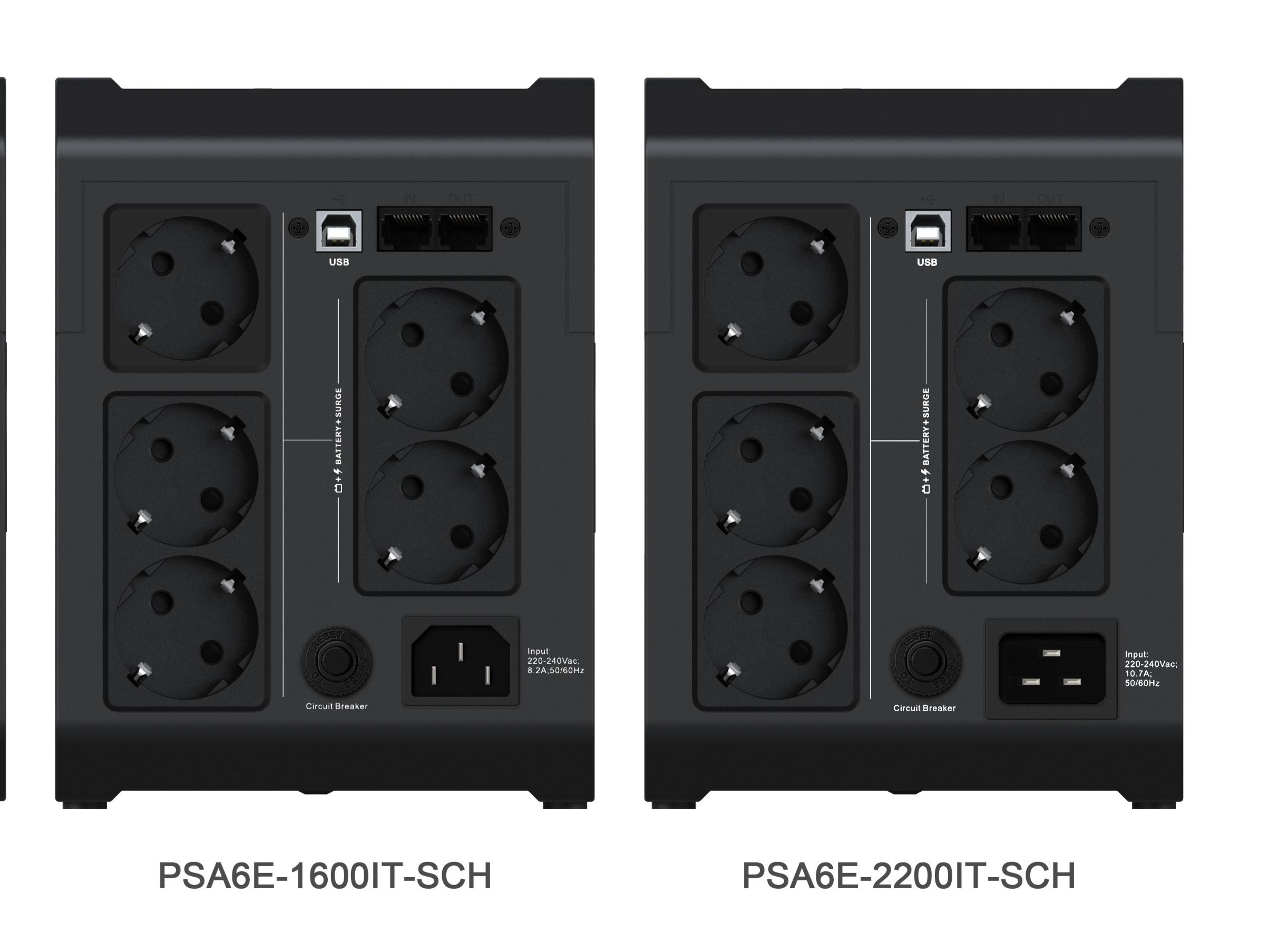 Vertiv PowerUPS 200 Essential, 1600VA/925W, 230V, Line Interactive, 6 Schuko
