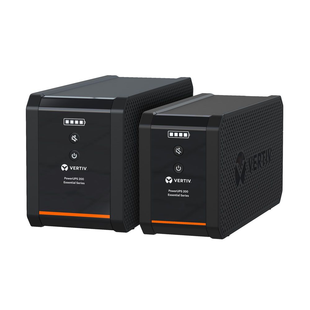Vertiv PowerUPS 200 Essential, 1000VA/525W, 230V, Line Interactive, 6 IEC C13