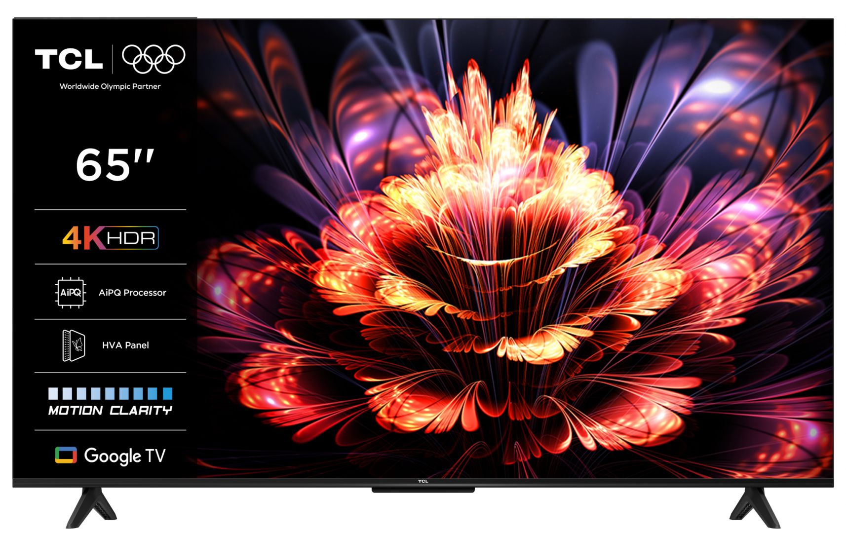 Televizor TCL LED 65V6C, 164 cm, Smart Google TV, 4K Ultra HD, (Model 2025)