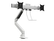 Suport Monitor dublu Gas Lift Multibrackets MB-5945, 15-28 , alb, min. 2 - max. 10 kg