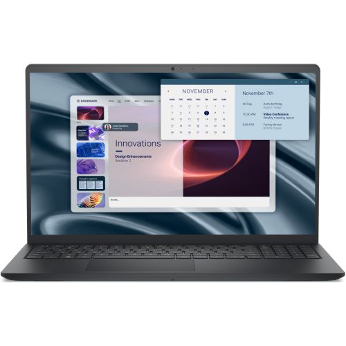 Laptop Dell Pro 15 Essential PV15255, 15.6 inch 1920 x 1080, AMD Ryzen 5 7520U (4 C / 8 T, 2.8 GHz - 4.3 GHz, L2 Cache: 2 MBL3 Cache: 4 MB cache, 15 W), 8 GB LPDDR5, 512 GB SSD, AMD Radeon 610M, Windows 11 Pro, Tastatura English International, Negru