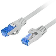 LANBERG patchcord cat.6A FTP LSZH CCA 15m grey