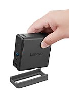 Lenovo X9 Charging GaN Dock Prin cablu USB 3.2 Gen 2 (3.1 Gen 2) Type-C Gri