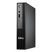 Desktop PC Dell Pro QCM1250 Mini PC, Intel Core i3 -14100T (4 C / 8 T, 2.7 GHz - 4.4 GHz, 12 MB cache, 35 W), 8 GB DDR5, 512 GB SSD, Fara unitate optica, Intel UHD Graphics Partajata, 65 W, Windows 11 Pro