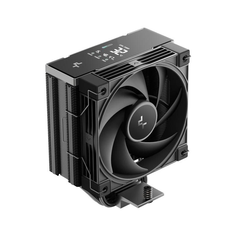 COOLER DeepCool  AK400 G2 DIGITAL NYX  skt. Intel si AMD, racire cu aer, vent. 120mm, 2000 rpm, 4 heatpipies, inaltime 156mm, top cover digital, negru, R-AK400G2-BKNNMN-GJD-1   (timbru verde 0.8 lei)