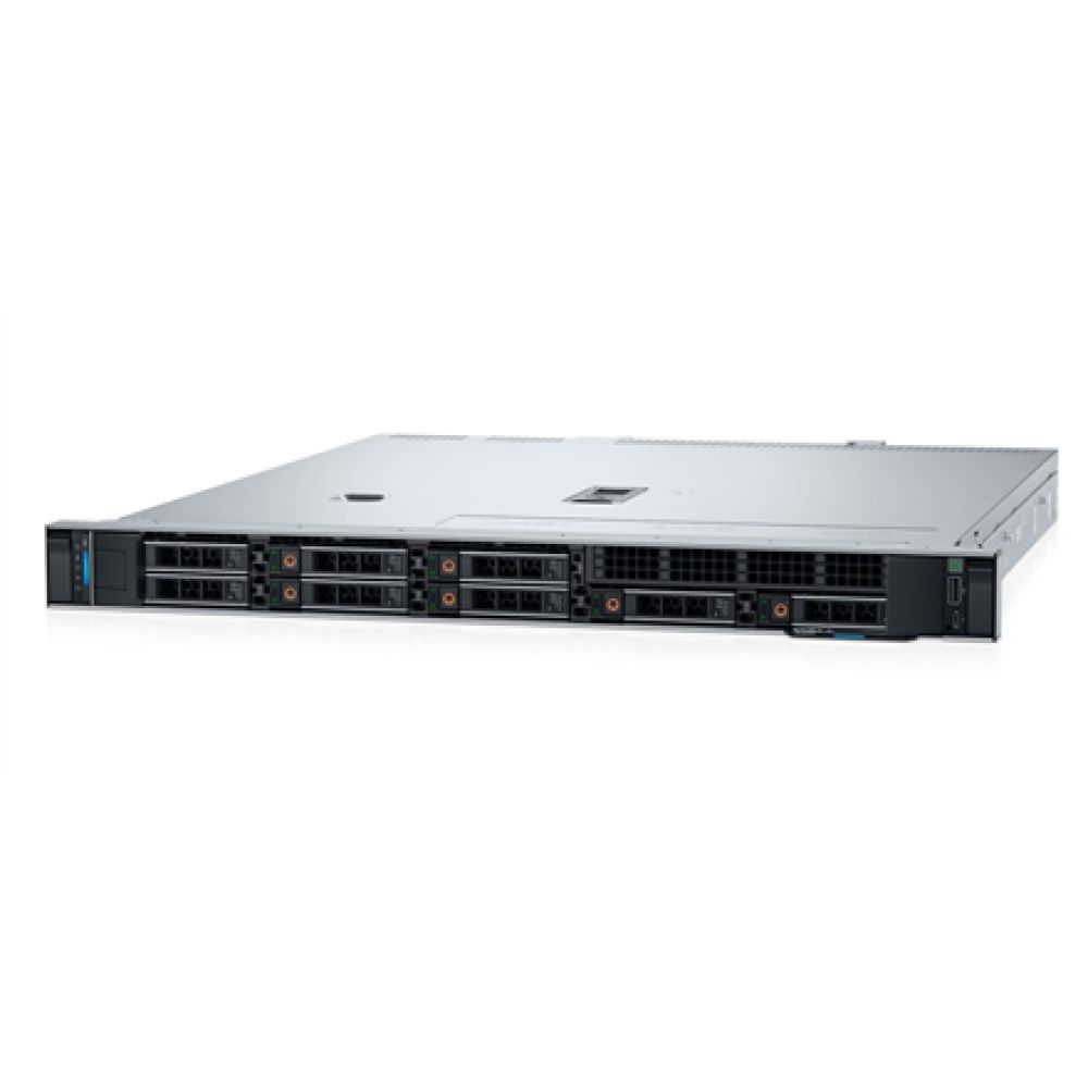 Server DELL PowerEdge R360, Rack 1U, Intel Xeon 6325P (4 C / 4 T, 3.50 GHz - 5.20 GHz, 12 MB cache, 55 W), 16 GB DDR5 ECC, 1 x 1.2 TB HDD, Fara, 4 x LFF, DELL PERC H355, Fara, 700 W