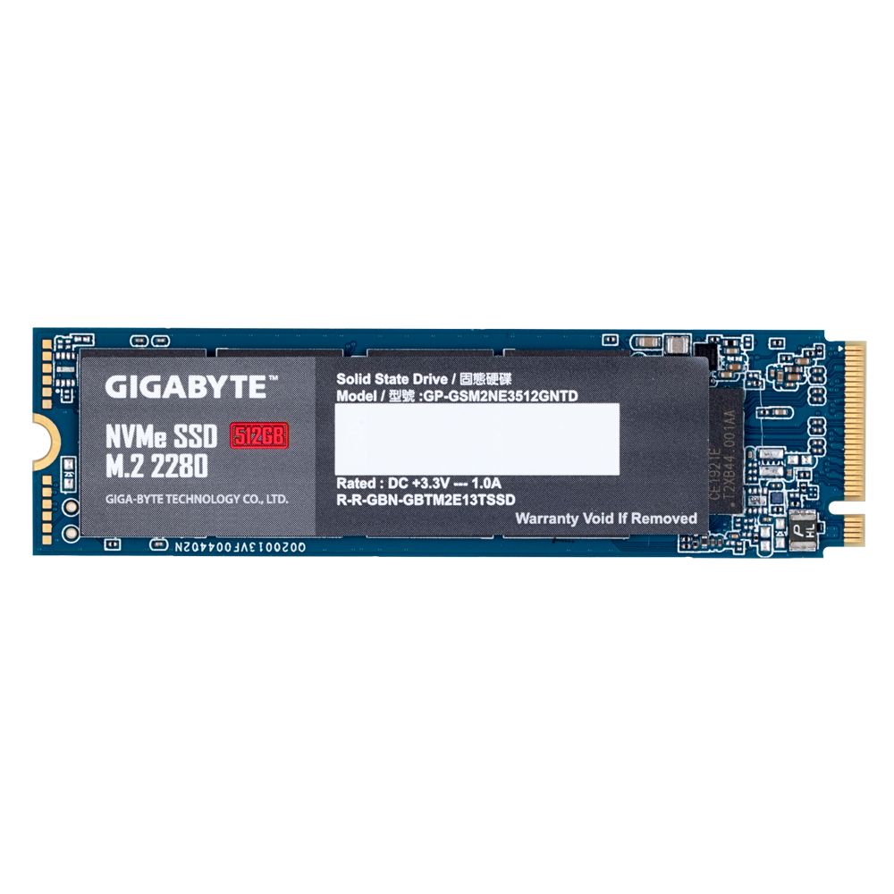SSD GIGABYTE NVMe 512 GB PCIe 3.0 x4 M.2 2280