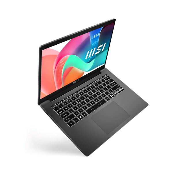 Laptop MSI Modern 14 F13MG-265PL, 14 inch 1920x1080, Intel Core i5-1334U (10 C / 12 T, 3.4 GHz - 4.6 GHz, 12 MB cache, 55 W), 16 GB DDR4, 512 GB SSD, Intel Iris Xe Graphics, Windows 11 Pro, Tastatura International, Grey