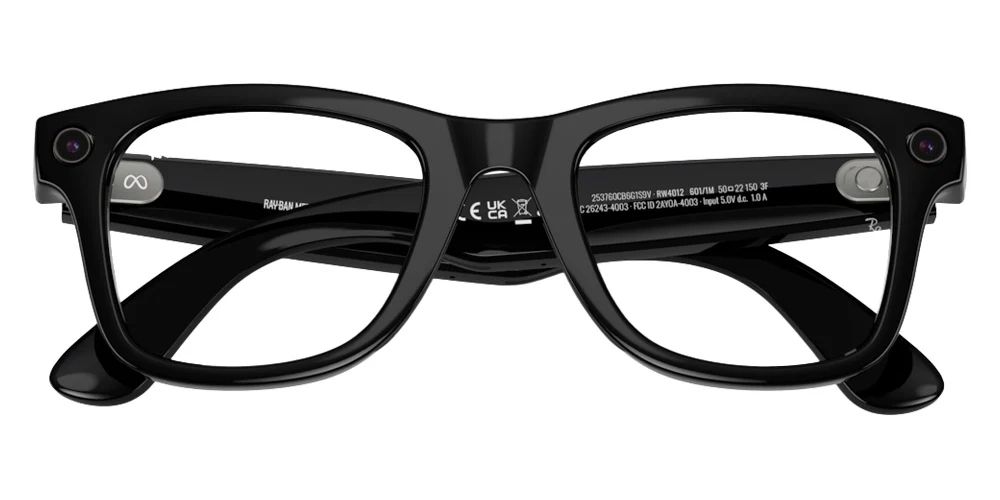 ORW4012 META WAYFARER High Bridge Fit - Shiny Black - Graphite Green Transitions®