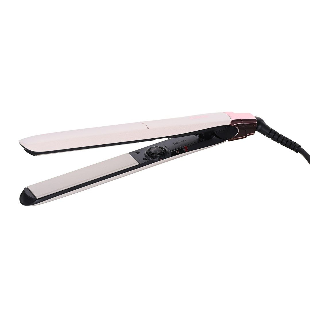 BaByliss ST914PE hair styling tool Straightening iron Warm Beige  Copper